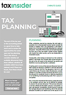 3 minute guide download tax planning