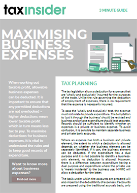 3 minute guide download maximising business expenses