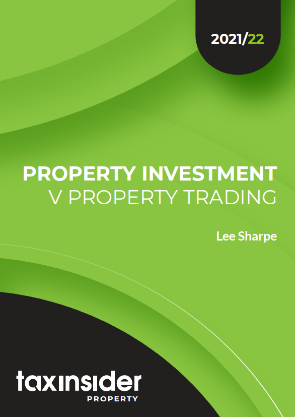 Property investment v property trading Tax Insider green cover