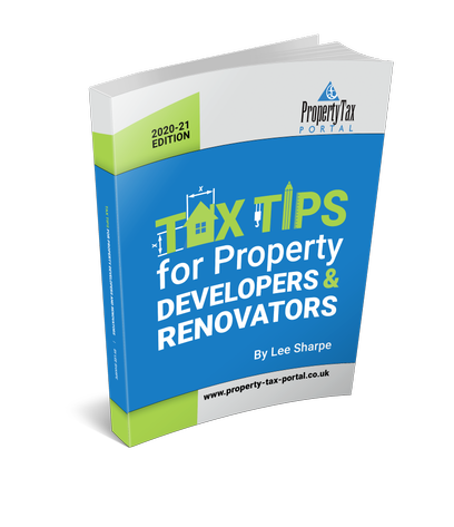 Tax tips for property developers and renovators book cover house