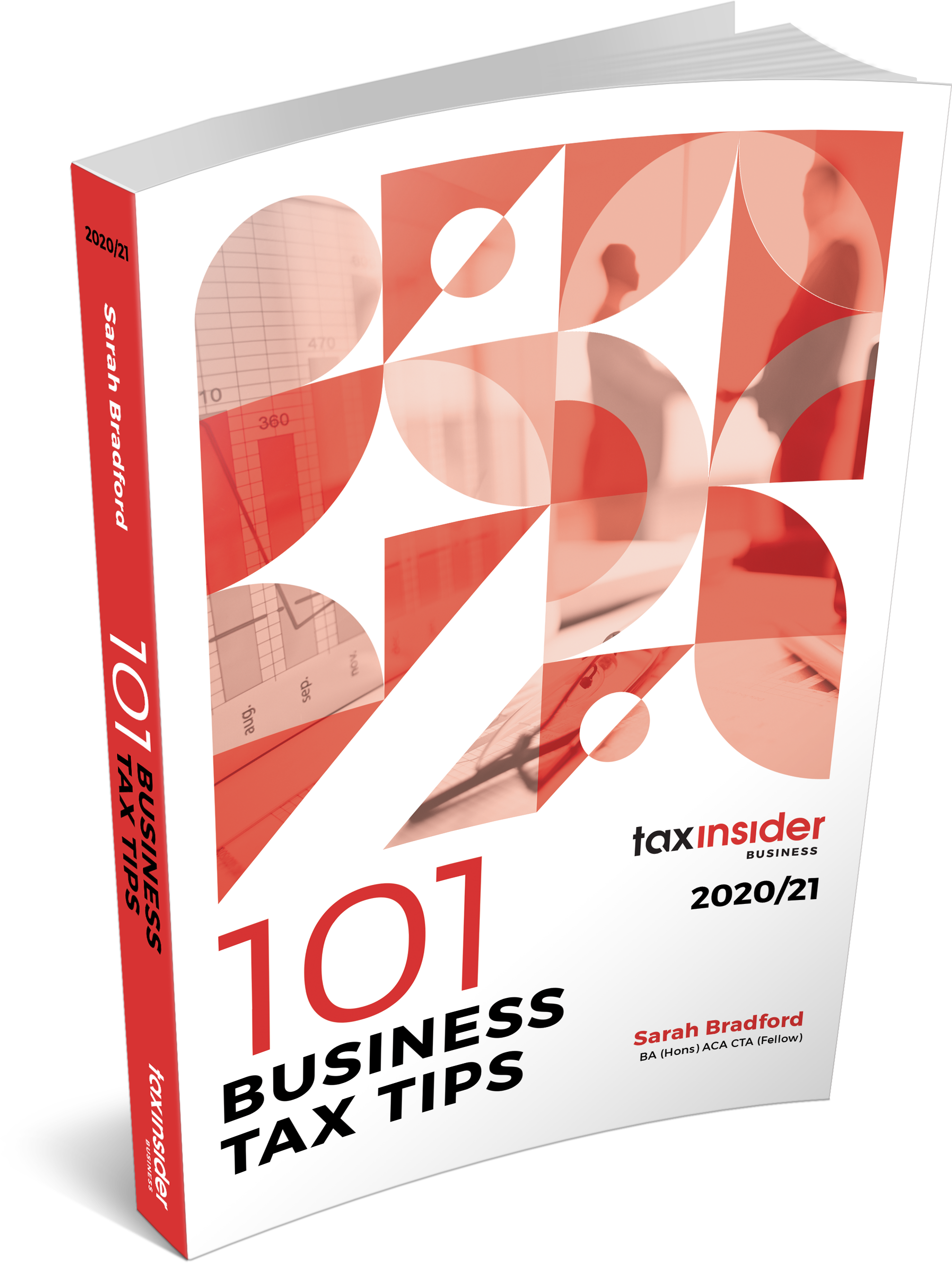 101 business tax tips book cover businessman
