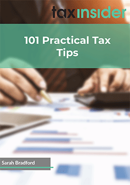 101 Practical tax tips laptop business person book cover