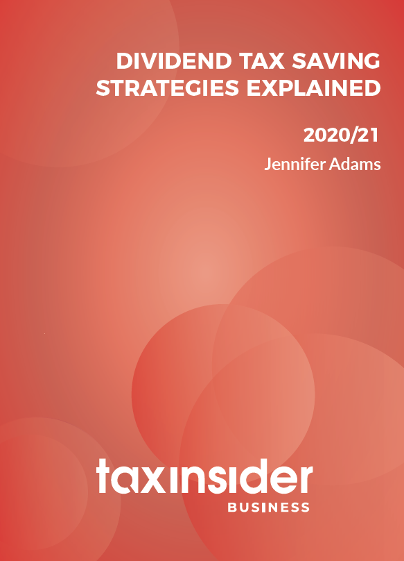 Dividend tax saving strategies explained business Tax Insider red report cover