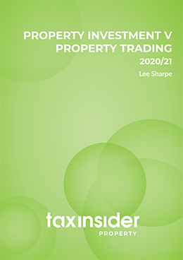 Property investment v property trading Tax Insider green cover