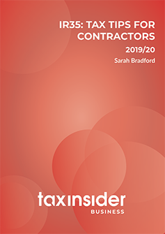IR35 tax tips for contractors Tax Insider business red report cover